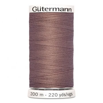 Gütermann 200 meter naaigaren - bleek bruin
