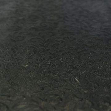 Wachstuch - Winter Barok Black