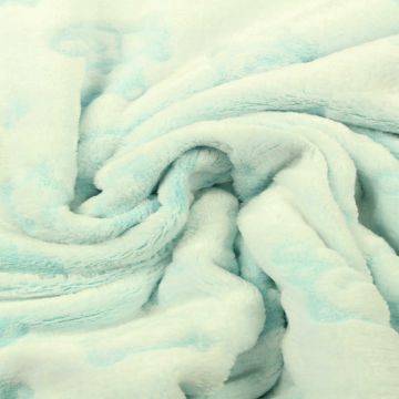 Kuschelfleece - Bears Turquoise