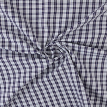 Blouse stof - vintage blue/navy/white