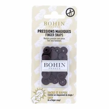Bohin - Magischer Druckknopf 13mm - Brown