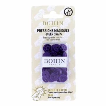 Bohin - Magischer Druckknopf 13mm - Purple