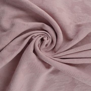 Katoen Jacquard - Vintage Roze