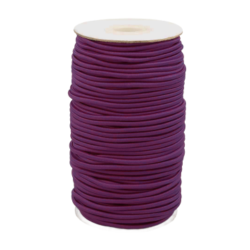 Gummikordel 3mm - 966 - Cassis