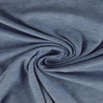 katoenen tricot jersey navy