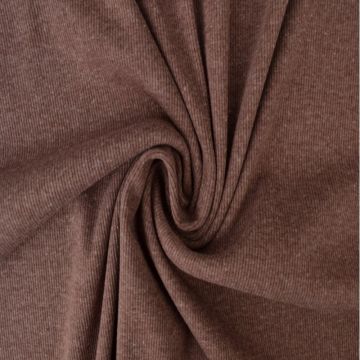 Rib Jersey - Vintage Purple Melange