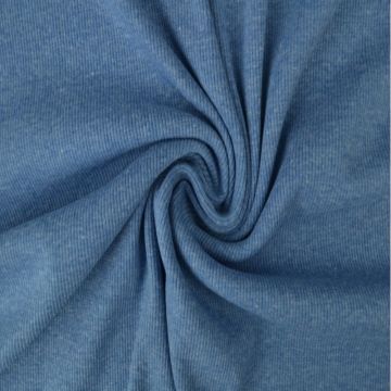 Rib Jersey - Vintage Blue Melange