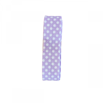 Oaki Doki Schrägband Summer Collection - Lilac Dots - 2m