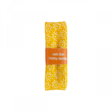 Schrägband - Yellow Flowers - 2m 