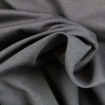 katoenen tricot grijs blauw