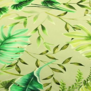 Stretch Baumwolle - Tropical Leafs 