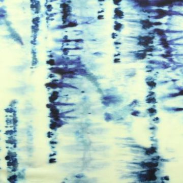 Stretch Baumwolle - Tie Dye Blue