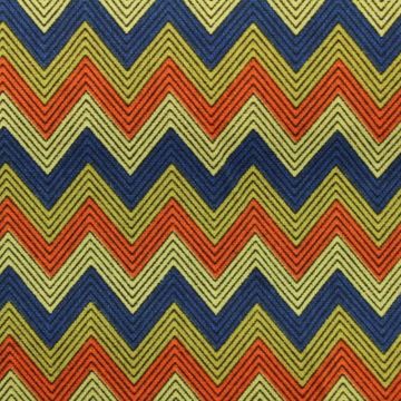 Zigzag Coral/Blue/Beige