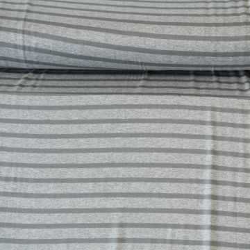 Viskose Jersey - Greyish Stripes