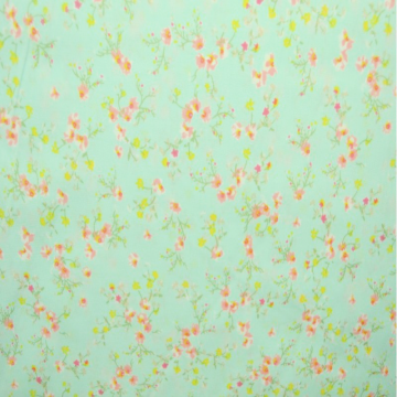 Baumwolle - Flowercrush - Salmon