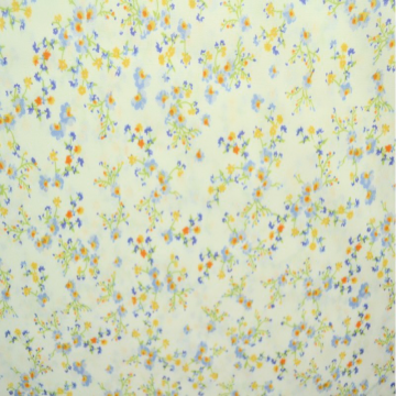 Baumwolle - Flowercrush - Blue