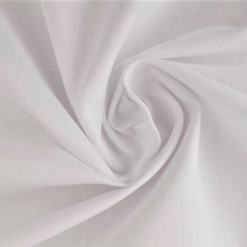 Baumwolle Popelin Weiß - 240 cm