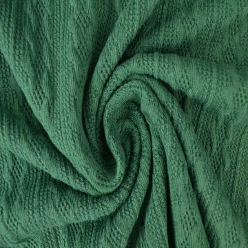 Knitted Cable Jersey - Dark Green - 32