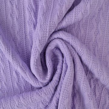 Knitted Cable Jersey - Lavender - 21