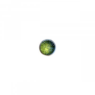 Knöpfe Sparkle Green - 13mm