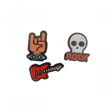 Applikation 3-pack - Rock On!