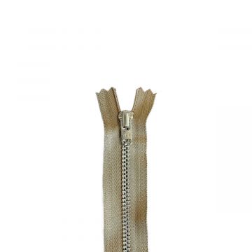 YKK - Reißverschluss für Hosen Nicht Teilbar - 15cm - Latte - 573