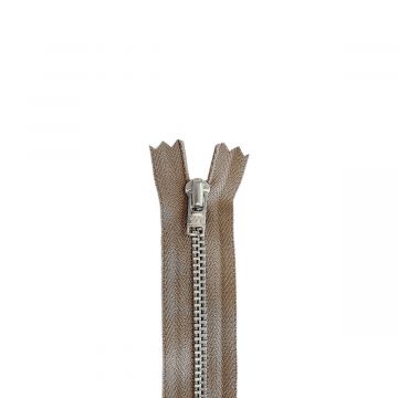 YKK - Reißverschluss für Hosen Nicht Teilbar - 15cm - Warm Taupe - 810