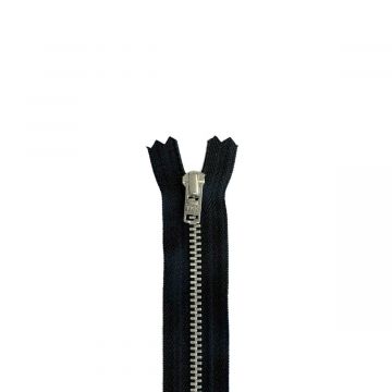 YKK - Reißverschluss für Hosen Nicht Teilbar - 12cm - Black - 580