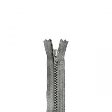 YKK - Reißverschluss für Hosen Nicht Teilbar - 15cm - Mouse Grey - 577