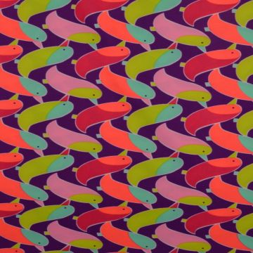 Lycra Neon Birds