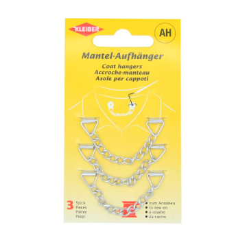 Mantelaufhänger 3 stück - Silver