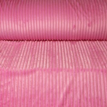 Minky Fleece Stripes - Pink