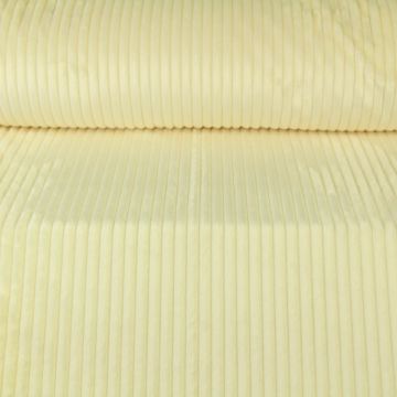 Minky Fleece Stripes - Vanilla