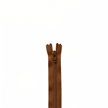 YKK Nicht Teilbarer Reißverschluss 30cm - 859 - Cognac