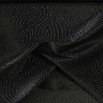 jacquard gobelin - Black Leaves