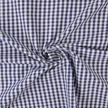 Blousestof - Light Grey Lines on White