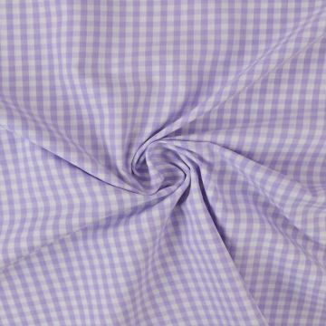 Blousestof - Light Grey Lines on White