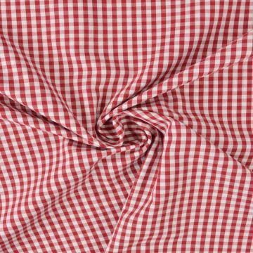 Blousestof - Light Grey Lines on White