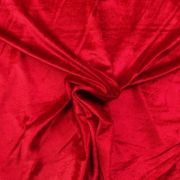 Budget Samtstoffe -01 - Rot