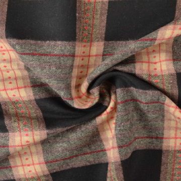 Flanell - Karostoff Beige/Red/Black/Old Pink