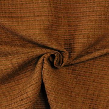 Jacquard Gobelin - Mossgreen/Pink Stripes