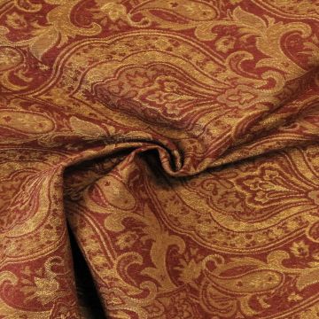 Jacquard Gobelin - Golden/Brique Barok
