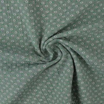 Hydrofiel - Sunny Flowers - Vintage Green