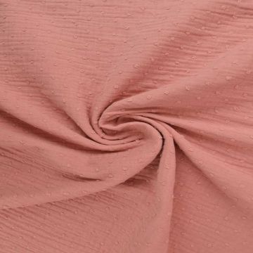 Hydrofiel Dobby - Vintage Roze - 37