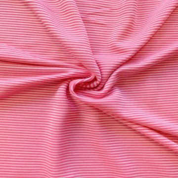 Jacquard Jersey - Pink Stripes