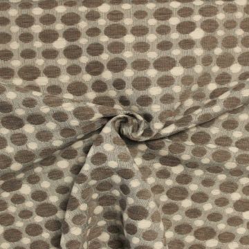 Jacquard Gobelin - Grey and White Dots