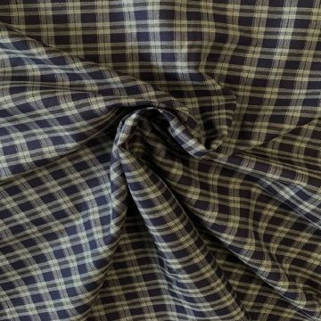 Blousestof - Light Grey Lines on White