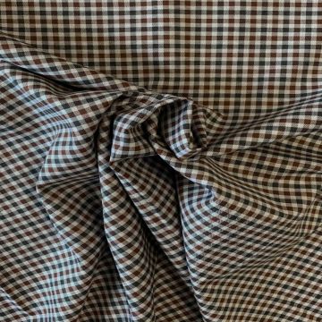 Blousestof - Light Grey Lines on White