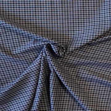 Blousestof - Light Grey Lines on White
