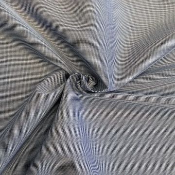 Blousestof - Micro Ruitje - Diep Blauw